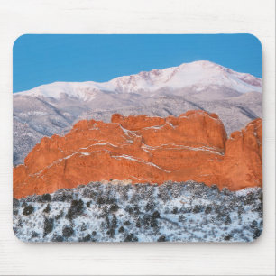 Tapis De Souris Jardin des Dieux Pikes Peak, Colorado