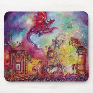TAPIS DE SOURIS JARDIN DES OMBRES PERDUES - RAGON ROUGE VOLANT