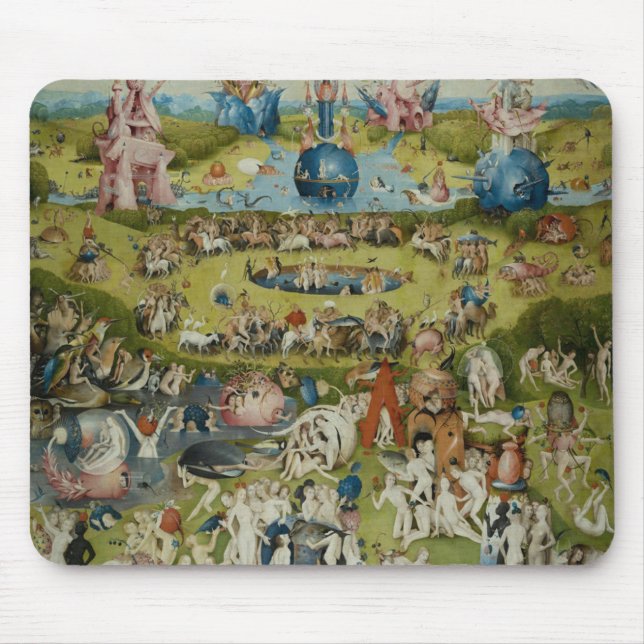 Tapis De Souris Jardin des plaisirs terrestres, 1490-1500 (Devant)