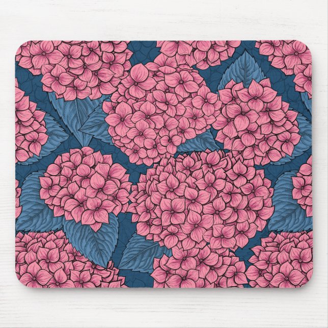 Tapis De Souris Jardin d'Hydrangea (Devant)
