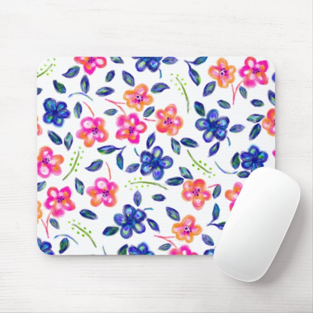 Tapis De Souris Jardin fleuri (Avec souris)