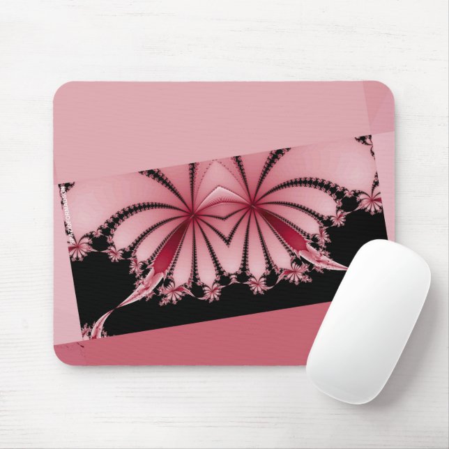 Tapis De Souris Jardin fractal d'orchidées (Avec souris)