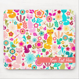 Tapis De Souris Jardin Kitty