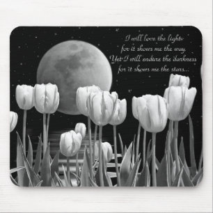 Tapis De Souris Jardin Lune