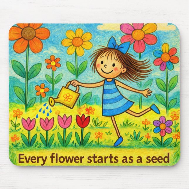 Tapis de souris Jardin Mignon (Devant)