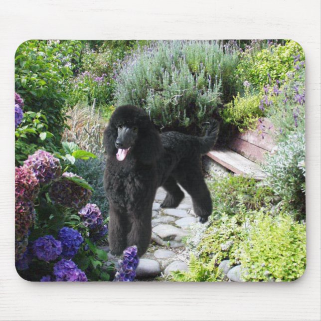 Tapis De Souris Jardin Mousepad de caniche (Devant)