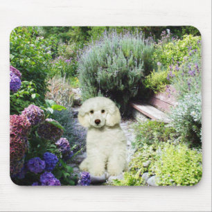 Tapis De Souris Jardin Mousepad de caniche