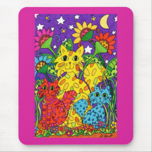 Tapis De Souris Jardin nocturne