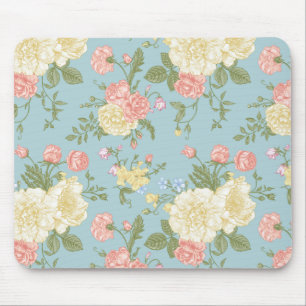 Tapis De Souris Jardin Peony motif floral