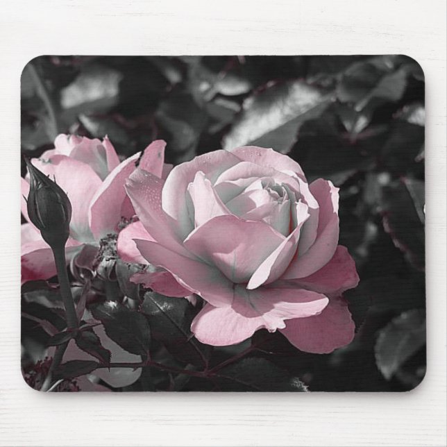 Tapis De Souris Jardin rose rose (Devant)