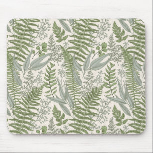 Tapis De Souris Jardin vert fleuri