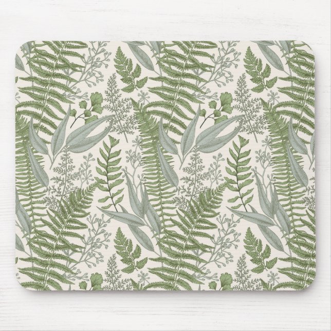 Tapis De Souris Jardin vert fleuri (Devant)