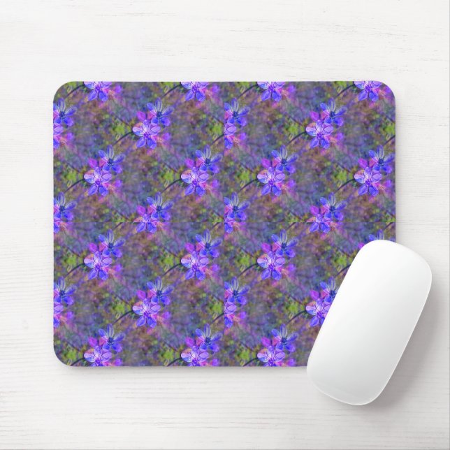 Tapis De Souris Jardin violet...... (Avec souris)