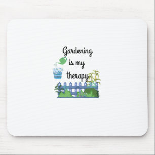 Tapis De Souris Jardinage Est Mon Sticker Thérapeutique