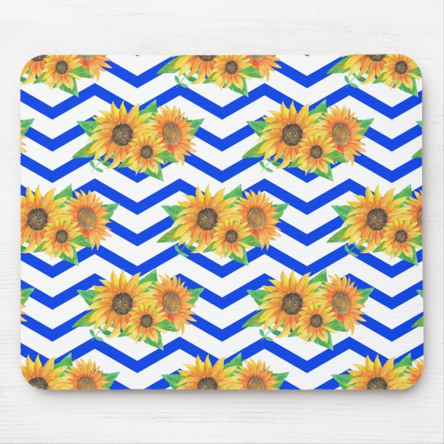 Tapis De Souris Jardins fleuris de tournesol (Devant)