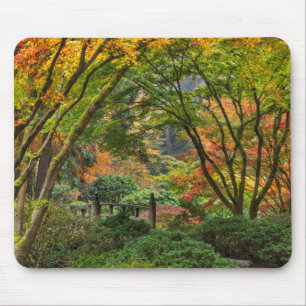 Tapis De Souris Jardins japonais en automne à Portland, Oregon 4