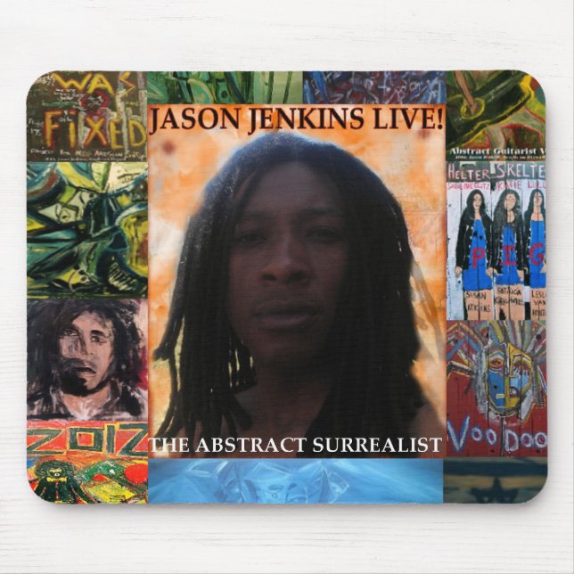 TAPIS DE SOURIS JASON JENKINS EN LIVE! (Devant)