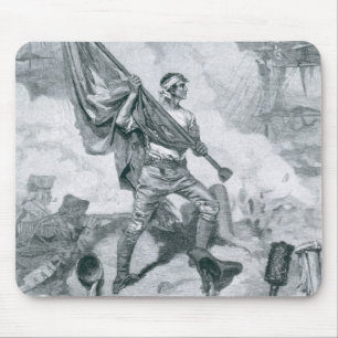 Tapis De Souris Jaspe de sergent à la bataille du fort Moultrie