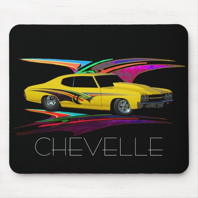 Tapis De Souris jaune classique (Devant)