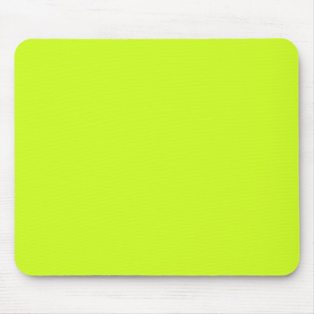 Tapis De Souris Jaune de chaux (couleur solide) (Devant)