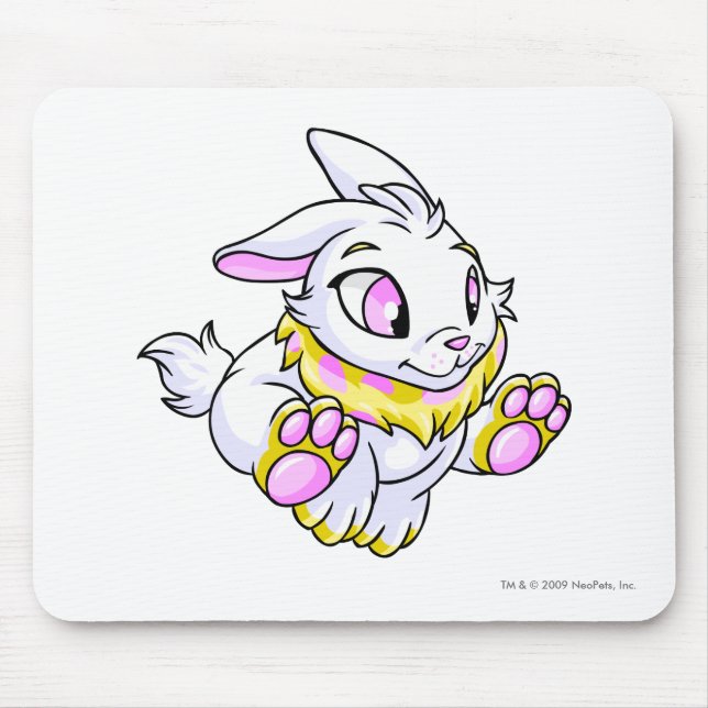 Tapis De Souris Jaune de Cybunny (Devant)