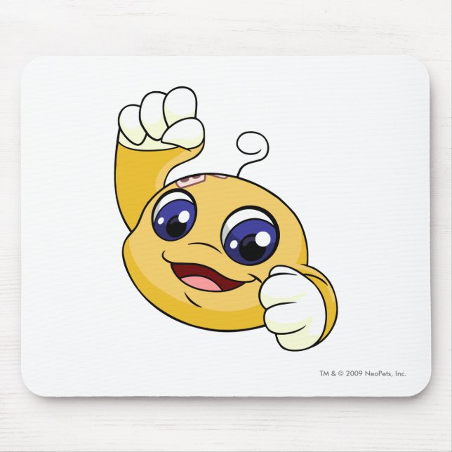 Tapis De Souris Jaune de Kiko (Devant)