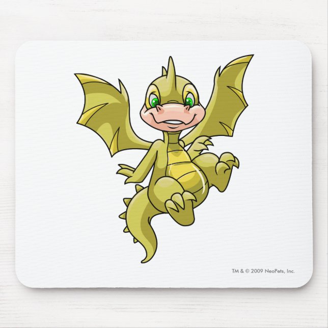 Tapis De Souris Jaune de Scorchio (Devant)