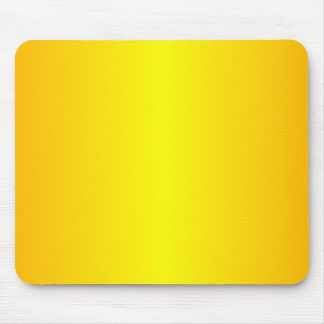 Tapis De Souris Jaune - jaune et jaune de chrome (Devant)