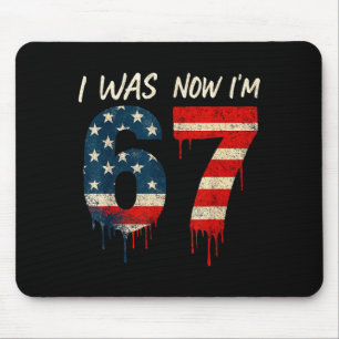Tapis De Souris J'avais 6 ans maintenant j'ai 7 ans 67 Six Sept Me