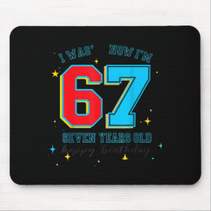 Tapis De Souris J'avais 6 ans maintenant j'ai 7 ans anniversaire, 