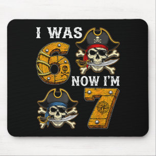 Tapis De Souris J'avais 6 ans maintenant j'ai 7 ans anniversaire g