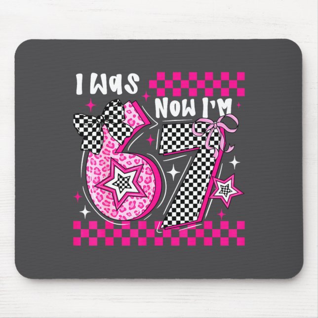 Tapis De Souris J'avais 6 ans maintenant j'ai 7 ans Funny 7e anniv (Devant)