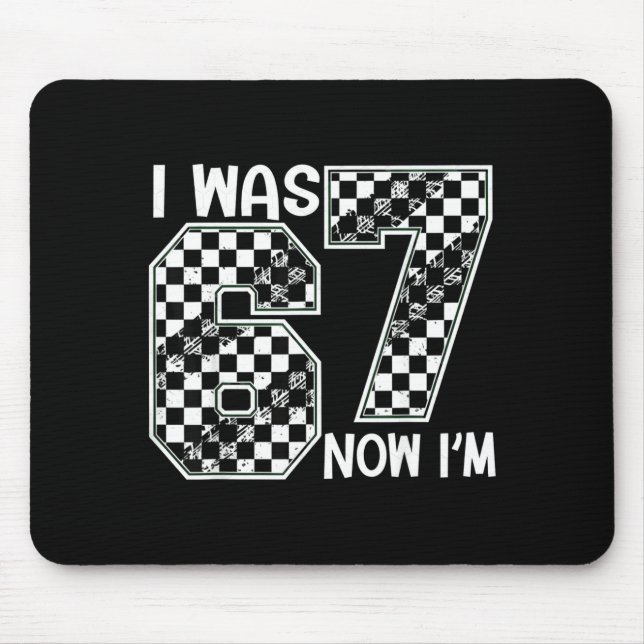 Tapis De Souris J'avais 6 ans maintenant j'ai 7 ans Six Sept Anniv (Devant)