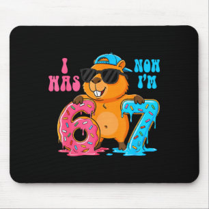 Tapis De Souris J'avais six ans maintenant j'ai sept ans 6 7 Capyb