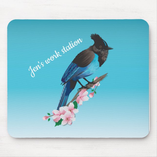 Tapis De Souris Jay Mousepad de Steller (Devant)