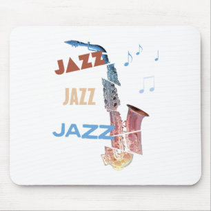 Tapis De Souris Jazz Saxophone Art moderne