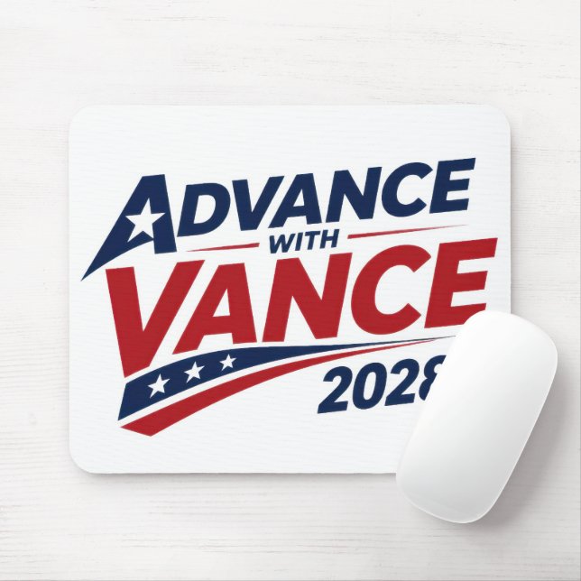 Tapis De Souris JD Vance pour l'élection 2028 (Avec souris)