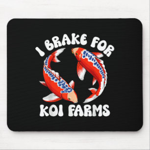 Tapis De Souris Je Braque Pour Les Fermes De Koi Funny Koi Poisson