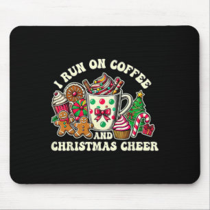 Tapis De Souris Je Cours Sur Café Et Cadeaux De Noël Pour Hommes