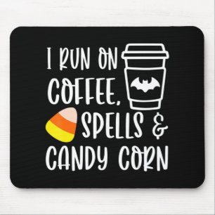 Tapis De Souris Je cours sur les épices de café et de bonbons de m