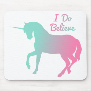 Tapis De Souris Je Crois En Unicornes