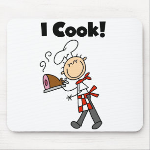 Tapis De Souris Je cuisine - Chef masculin
