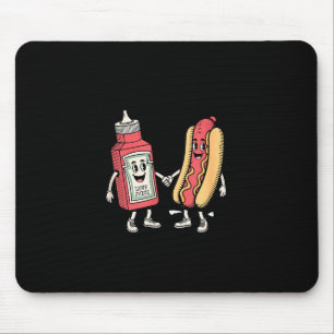 Tapis De Souris Je fais jaillir sur Juicy Wieners Hot Dog Blague d