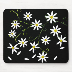 Tapis De Souris Je fais la marguerite. Il m'aime Mousepad