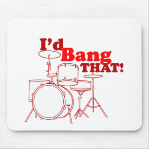 Tapis De Souris Je frapperais cela !