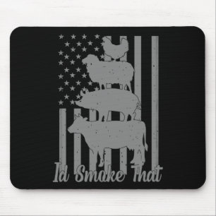 Tapis De Souris Je Fumerais Ce Grillage Drôle Je Fumerais Que Nous