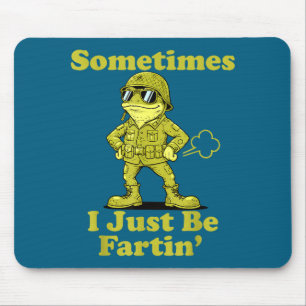 Tapis De Souris Je grenouille humour sarcastique parfois juste pet