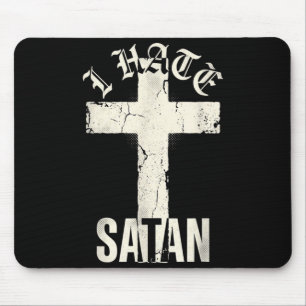 Tapis De Souris Je hais Satan