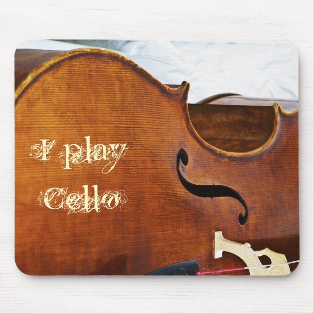 Tapis De Souris Je joue le violoncelle (Devant)