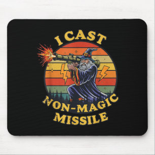 Tapis De Souris Je lance un missile non magique 